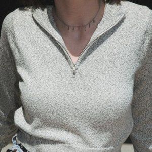 Brandy Melville Half Zip Sweater